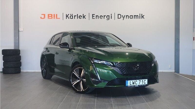 Grön Begagnad 2022 Peugeot 308 GTi Halvkombi | 259 900 kr (Lite dyr) - Bild 1/4
