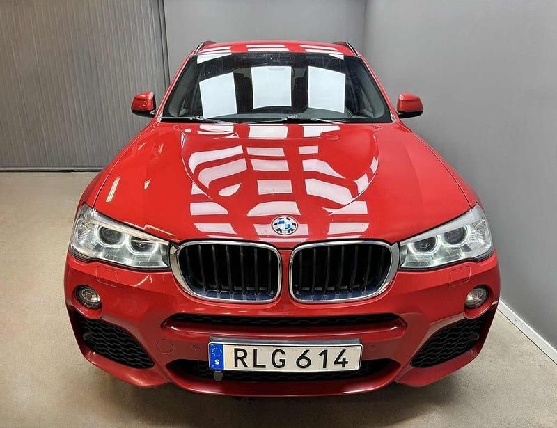 Begagnad BMW X3 M Sport 190 HK (139 kW) 2017 Röd SUV