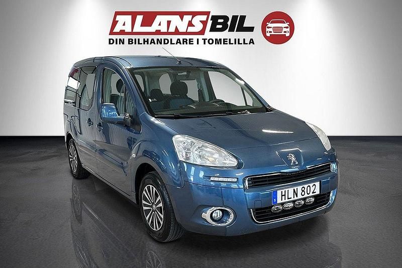 Blå Begagnad 2014 Peugeot Partner Tepee Minibuss | 89 000 kr - Bild 1/4