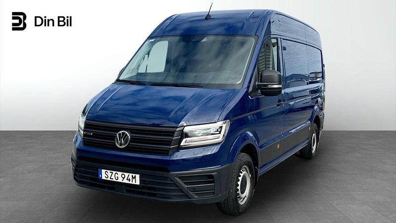 Blå (deep ocean blue) Begagnad 2024 VW Crafter Van | 579 900 kr (Bra pris) - Bild 1/4