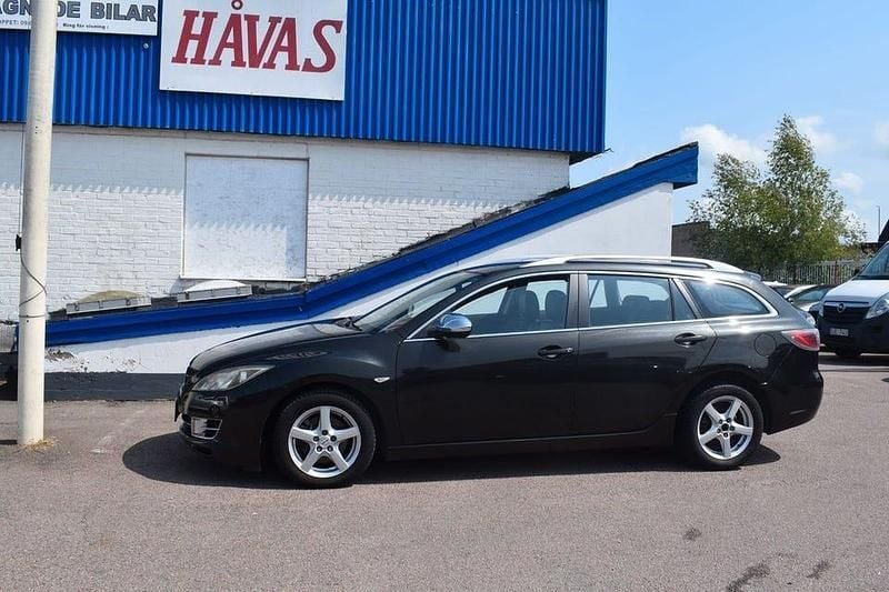 Svart Begagnad 2008 Mazda 6 Kombi | 32 500 kr (Bra pris) - Bild 1/4