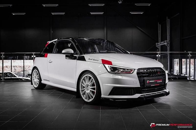 Vit Begagnad 2015 Audi S1 Edition .1 Halvkombi | 269 800 kr - Bild 1/4