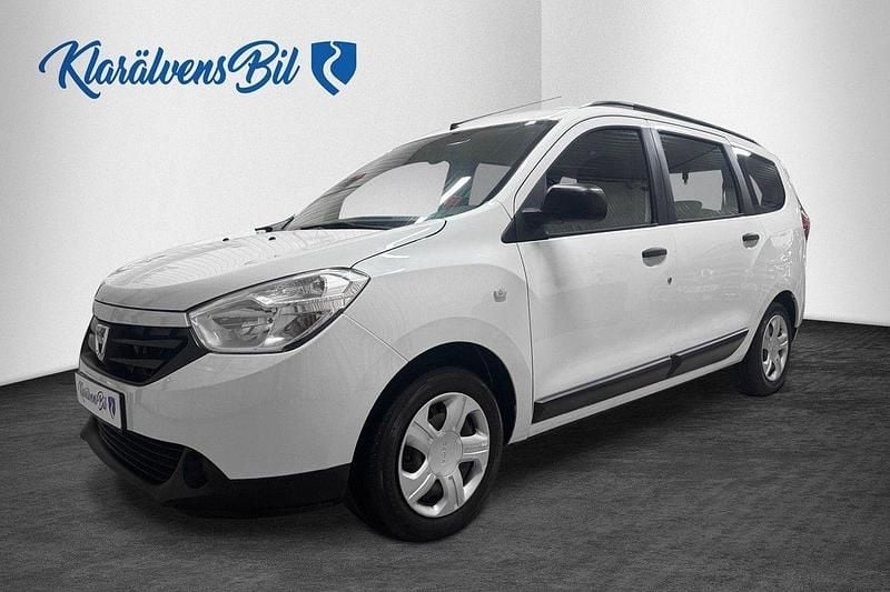 Vit Begagnad 2016 Dacia Lodgy Minibuss | 74 900 kr (Marknadspris) - Bild 1/4