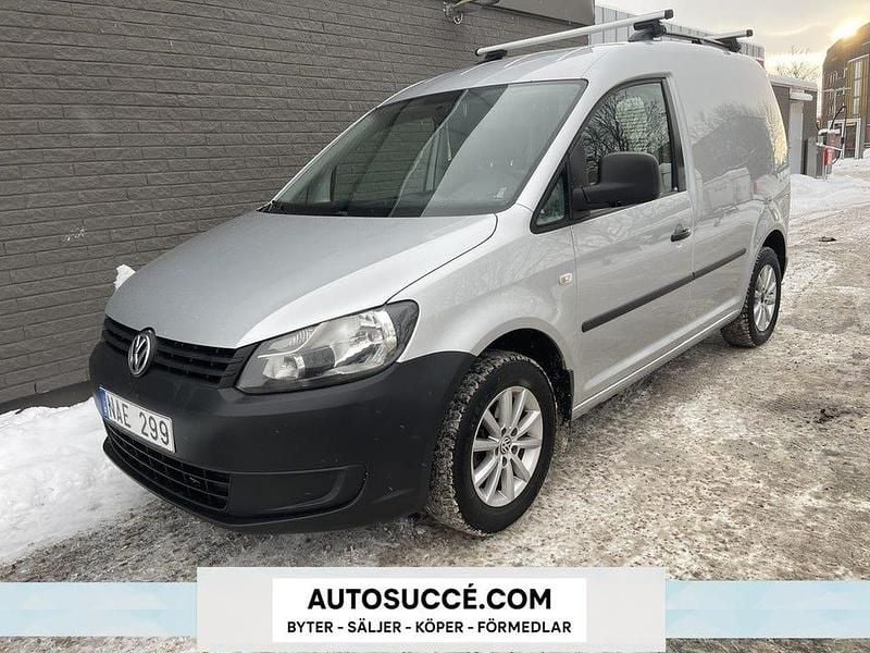 Silver Begagnad 2013 VW Caddy Minibuss | 69 800 kr (Marknadspris) - Bild 1/4