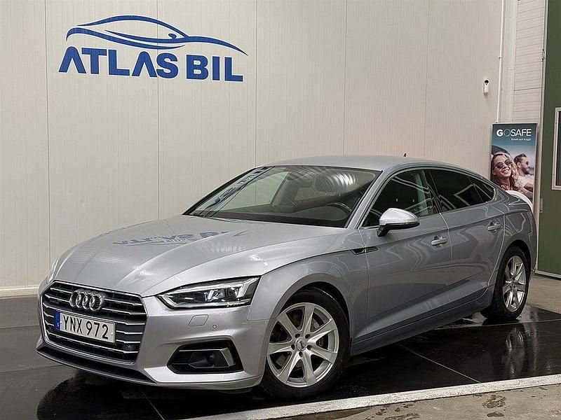 Silver Begagnad 2018 Audi A5 Sportback Proline Halvkombi | 249 900 kr (Marknadspris) - Bild 1/4
