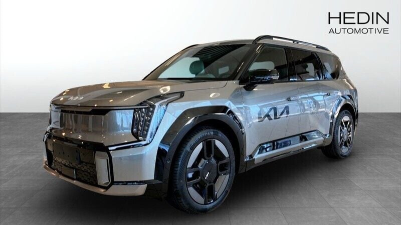 Grå (grey) Ny 2025 Kia EV9 GT-Line SUV | 809 000 kr - Bild 1/4