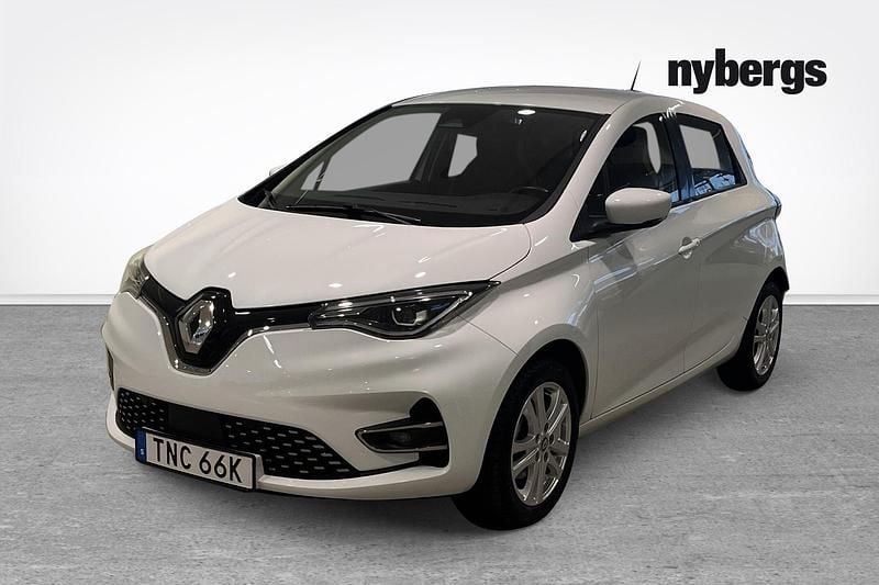 Vit Begagnad 2021 Renault Zoe Zen Halvkombi | 179 000 kr (Lite dyr) - Bild 1/4