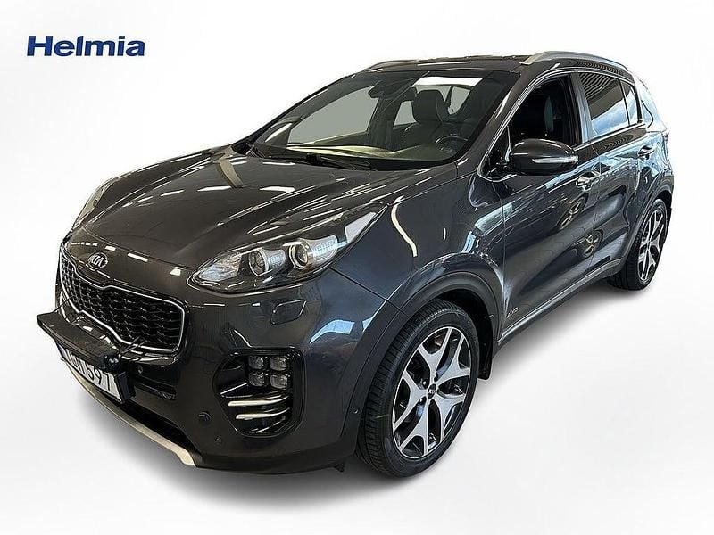 Grå Begagnad 2016 Kia Sportage GT-Line SUV | 147 600 kr (Dyr) - Bild 1/4