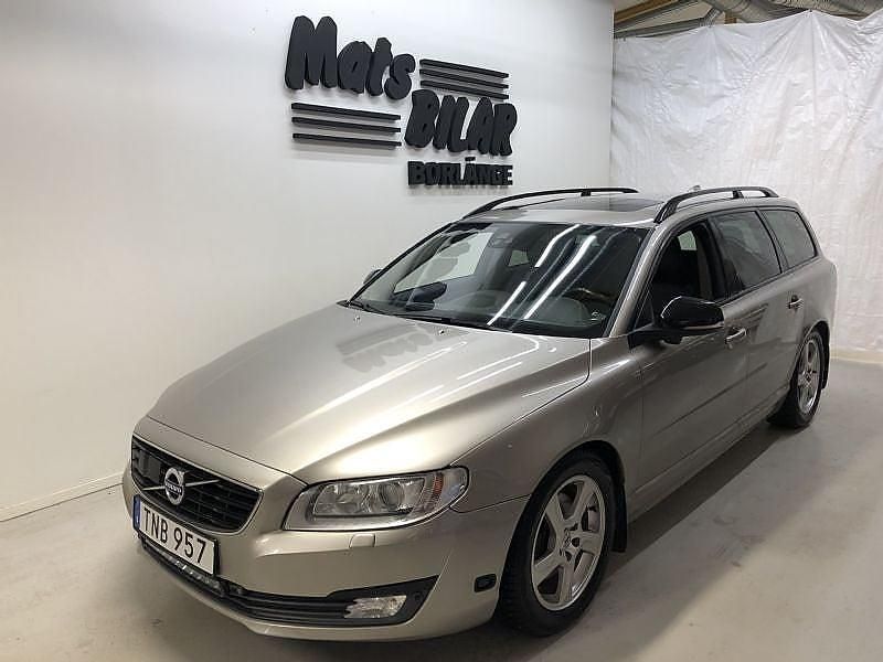 Ljusbrun Begagnad 2015 Volvo V70 Kombi | 199 900 kr (Dyr) - Bild 1/4