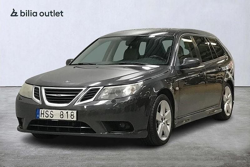 Grå Begagnad 2009 Saab 9-3 Kombi | 49 900 kr - Bild 1/4