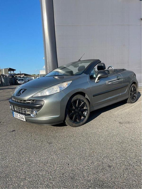 Grå Begagnad 2008 Peugeot 207 CC Cab | 36 000 kr (Marknadspris) - Bild 1/4