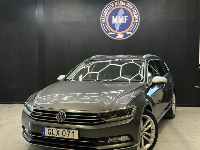 Grå Begagnad 2015 VW Passat GTS Kombi | 174 800 kr (Marknadspris) - Bild 1/4