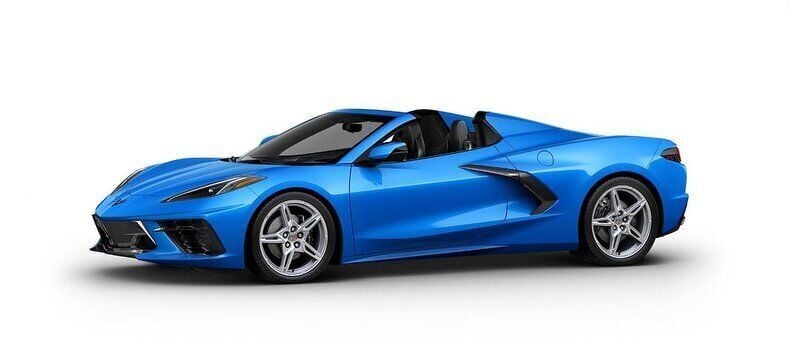 Blå Ny 2024 Chevrolet Corvette Stingray Cab | 1 481 900 kr - Bild 1/4
