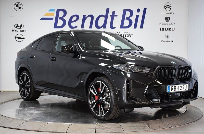 Safirsvartmetallic Begagnad 2024 BMW X6 Comfort Edition SUV | 1 199 000 kr (Marknadspris) - Bild 1/4