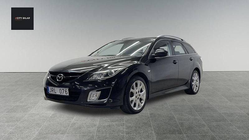 Svart Begagnad 2008 Mazda 6 Inclusive Kombi | 54 900 kr (Marknadspris) - Bild 1/4