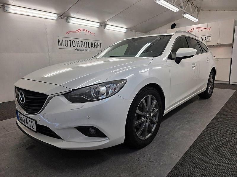 Vit Begagnad 2014 Mazda 6 Kombi | 99 500 kr (Bra pris) - Bild 1/4