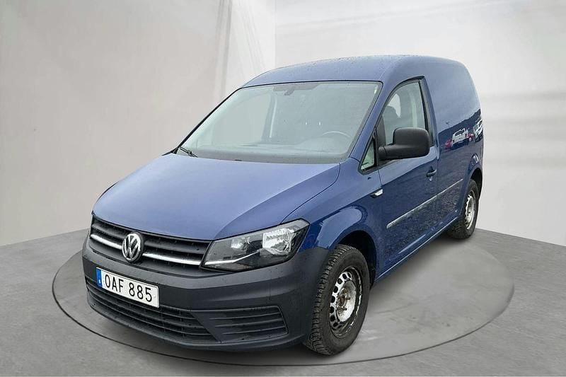 Blå Begagnad 2016 VW Caddy Minibuss | 89 000 kr (Bra pris) - Bild 1/4