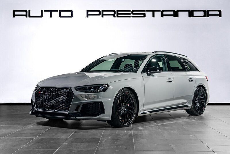 Grå (nardogrå metallic) Begagnad 2018 Audi RS4 Comfort Kombi | 659 000 kr (Marknadspris) - Bild 1/4