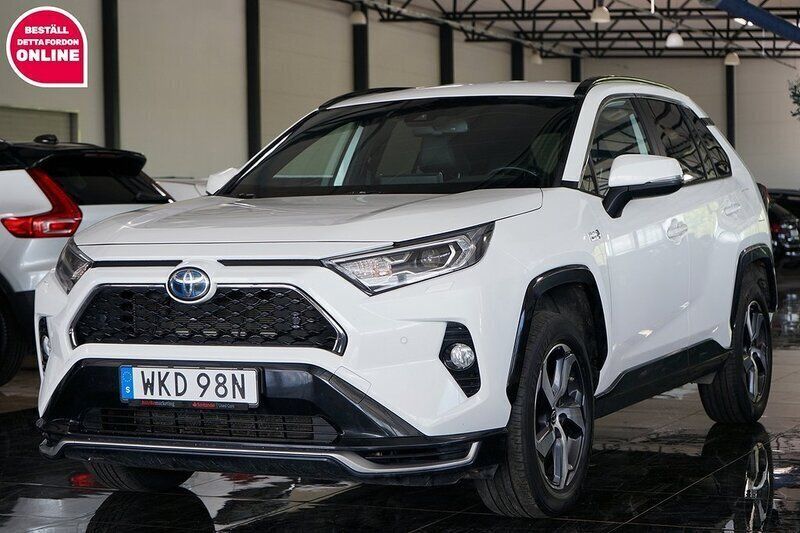 Vit Begagnad 2021 Toyota RAV4 Hybrid Edition SUV | 289 501 kr (Bra pris) - Bild 1/4