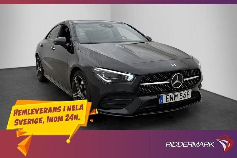 Svart Begagnad 2021 Mercedes CLA220 AMG Sedan | 319 800 kr (Marknadspris) - Bild 1/3