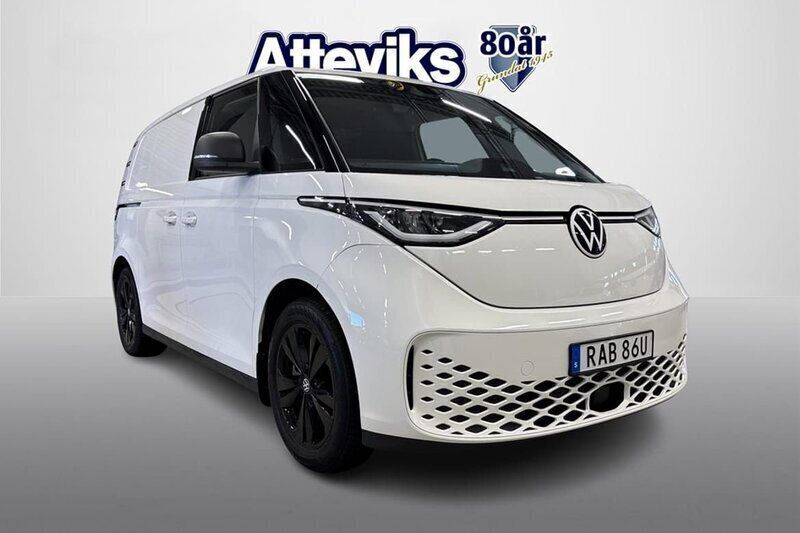 Vit Begagnad 2023 VW ID. Buzz Van | 419 900 kr (Superpris) - Bild 1/4