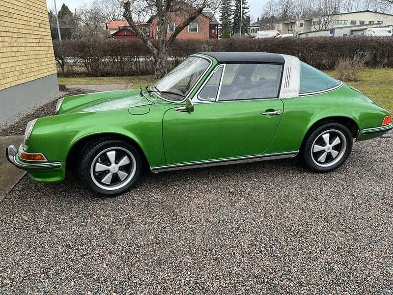 Grön metallic Begagnad 1971 Porsche 911S Cab | 765 000 kr - Bild 1/4