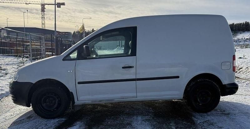 Begagnad VW Caddy 75 HK (55 kW) 2009 Vit Minibuss