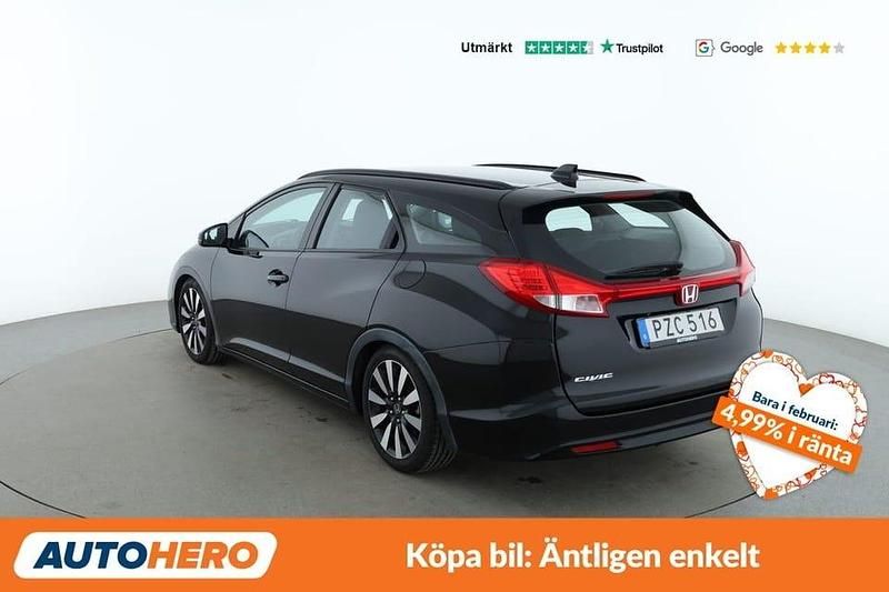 Begagnad Honda Civic Elegance 143 HK (105 kW) 2015 Svart Kombi