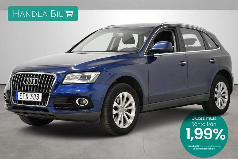 Blå Begagnad 2015 Audi Q5 SUV | 189 900 kr (Marknadspris) - Bild 1/3