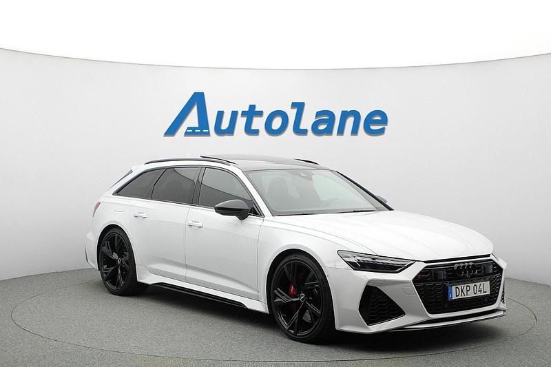 Begagnad Audi RS6 600 HK (441 kW) 2021 Vit Kombi