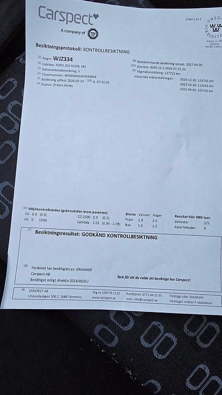 Begagnad Ford Fiesta 70 HK (51 kW) 2005 Halvkombi