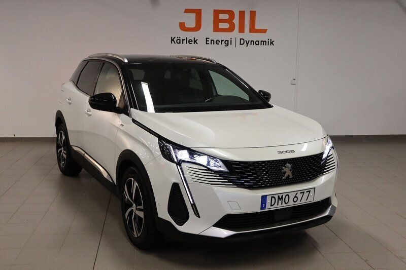 Vit Begagnad 2021 Peugeot 3008 GTi SUV | 259 900 kr (Lite dyr) - Bild 1/4