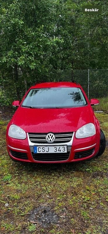 Röd Begagnad 2009 VW Golf Kombi | 35 000 kr (Bra pris) - Bild 1/4