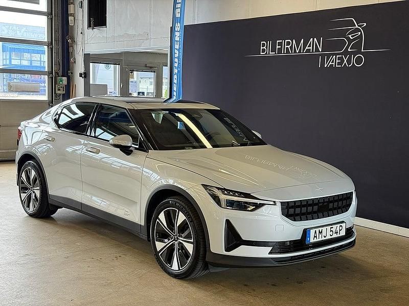 Begagnad Polestar 2 Long Range Dual motor 300 kW (408 HK) 2023 Silver Halvkombi