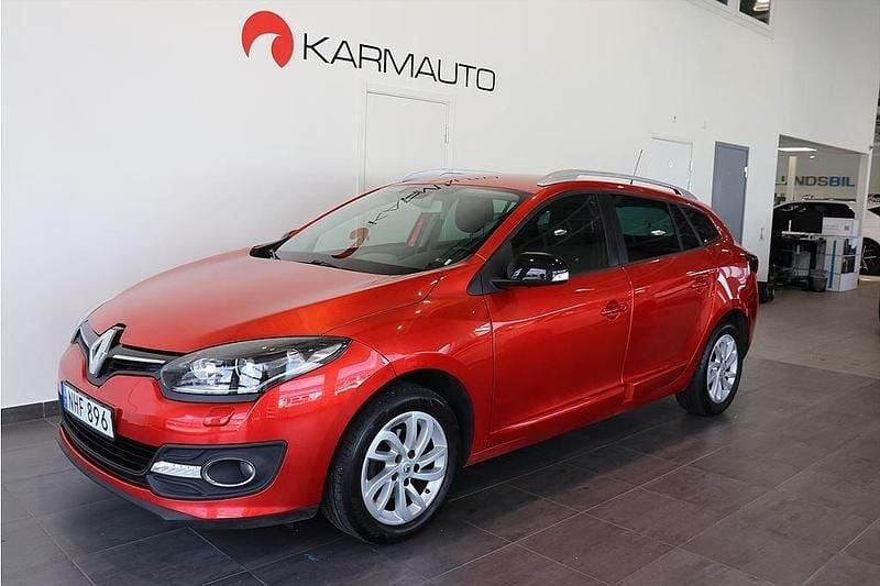 Röd Begagnad 2016 Renault Mégane GrandTour Kombi | 84 900 kr (Bra pris) - Bild 1/4