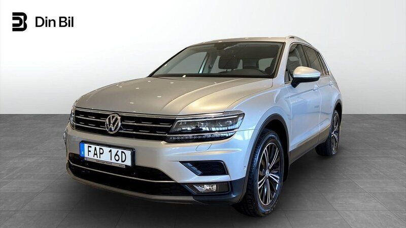 Silver Begagnad 2019 VW Tiguan Highline SUV | 259 900 kr (Marknadspris) - Bild 1/4
