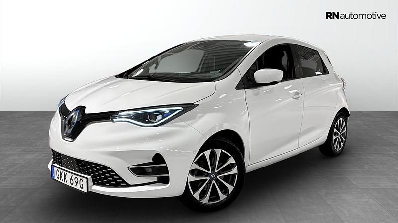 Begagnad Renault Zoe Intens 100 kW (136 HK) 2020 Vit Halvkombi