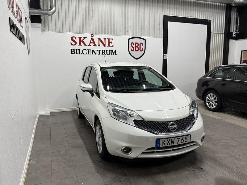 Begagnad Nissan Note 360º 98 HK (72 kW) 2014 Vit Halvkombi