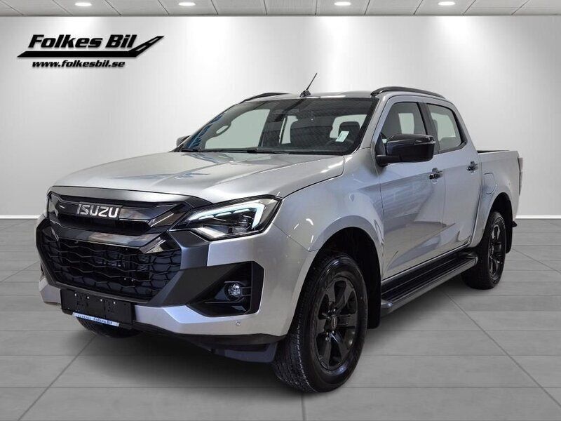 Grå (obsidian gray metallic) Ny 2024 Isuzu D-Max Pickup | 673 500 kr (Marknadspris) - Bild 1/4