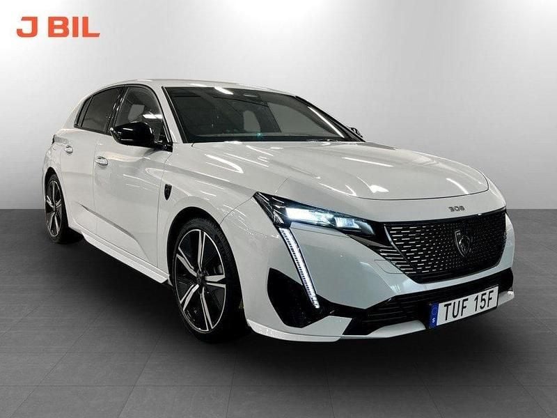 Vit Begagnad 2024 Peugeot 308 GTi Halvkombi | 219 900 kr (Bra pris) - Bild 1/4