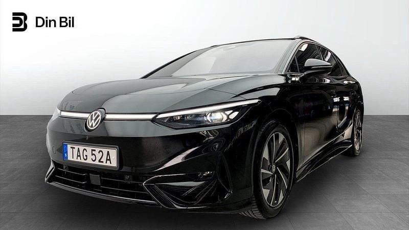 Svart Begagnad 2024 VW ID.7 Edition Sedan | 599 900 kr (Dyr) - Bild 1/4