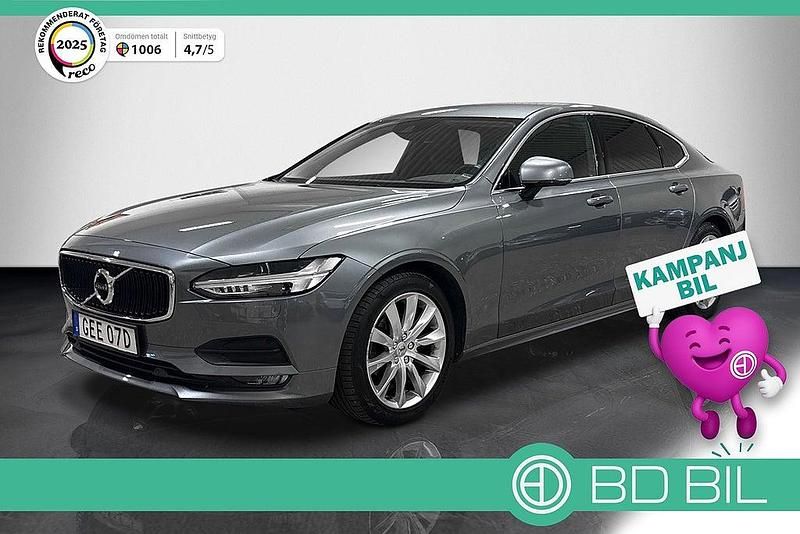 Grå Begagnad 2019 Volvo S90 Momentum Sedan | 289 900 kr (Marknadspris) - Bild 1/3