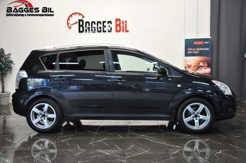 Svart Begagnad 2008 Toyota Corolla Verso Minibuss | 39 900 kr (Marknadspris) - Bild 1/4
