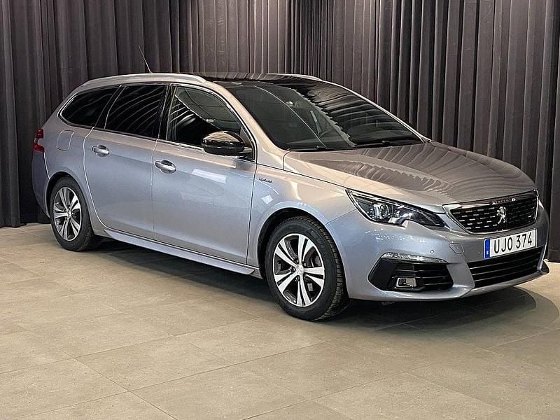 Begagnad Peugeot 308 SW GT-line 131 HK (96 kW) 2020 Grå metallic Kombi