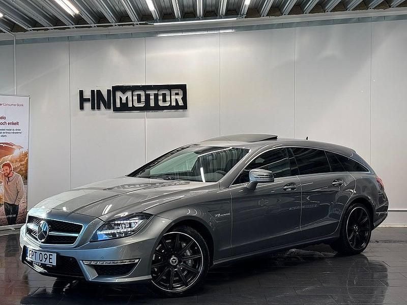 Grå Begagnad 2013 Mercedes CLS63 AMG AMG Kombi | 359 900 kr - Bild 1/4