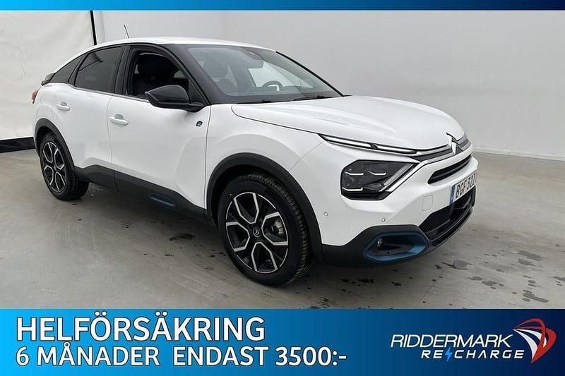 Vit Begagnad 2022 Citroën e-C4 Halvkombi | 198 900 kr (Marknadspris) - Bild 1/3