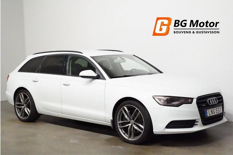Vit Begagnad 2012 Audi A6 Proline Kombi | 174 600 kr (Marknadspris) - Bild 1/4