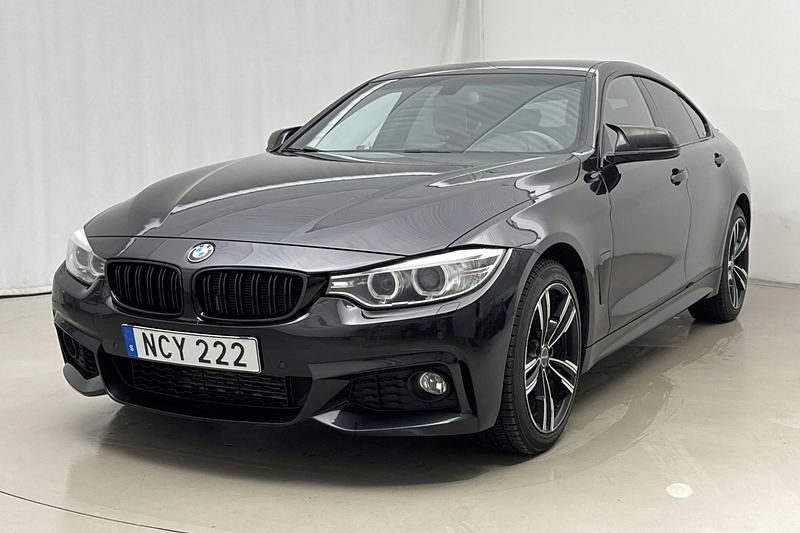Svart Begagnad 2016 BMW 435 Gran Coupé M Sport Sportkupé | 202 000 kr (Marknadspris) - Bild 1/4