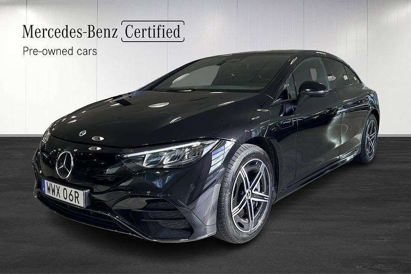 Svart Begagnad 2025 Mercedes EQE350 Sedan | 589 900 kr - Bild 1/4