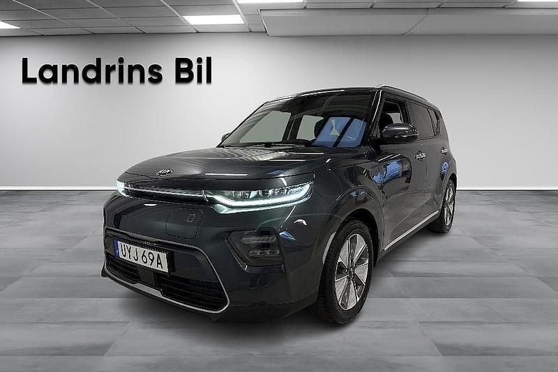 Grå Begagnad 2019 Kia Soul EV Advance SUV | 199 300 kr (Bra pris) - Bild 1/4
